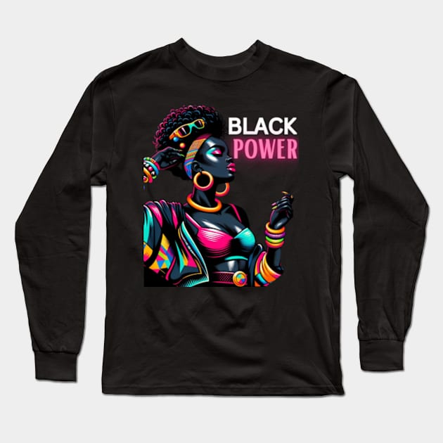 Black girl magic Long Sleeve T-Shirt by Cun-Tees!